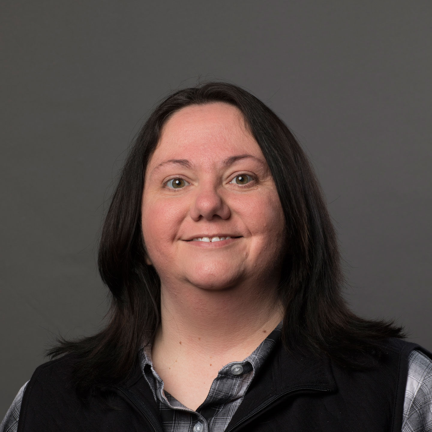 Kourtney Barrett smiling for the camera