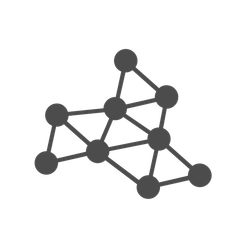 a close up of a logo